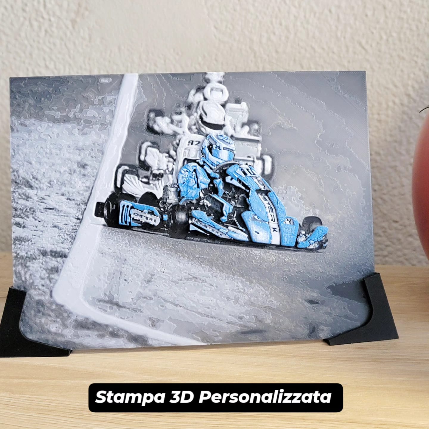 Stampa personalizzata 3D per motorsport: karting, moto, auto