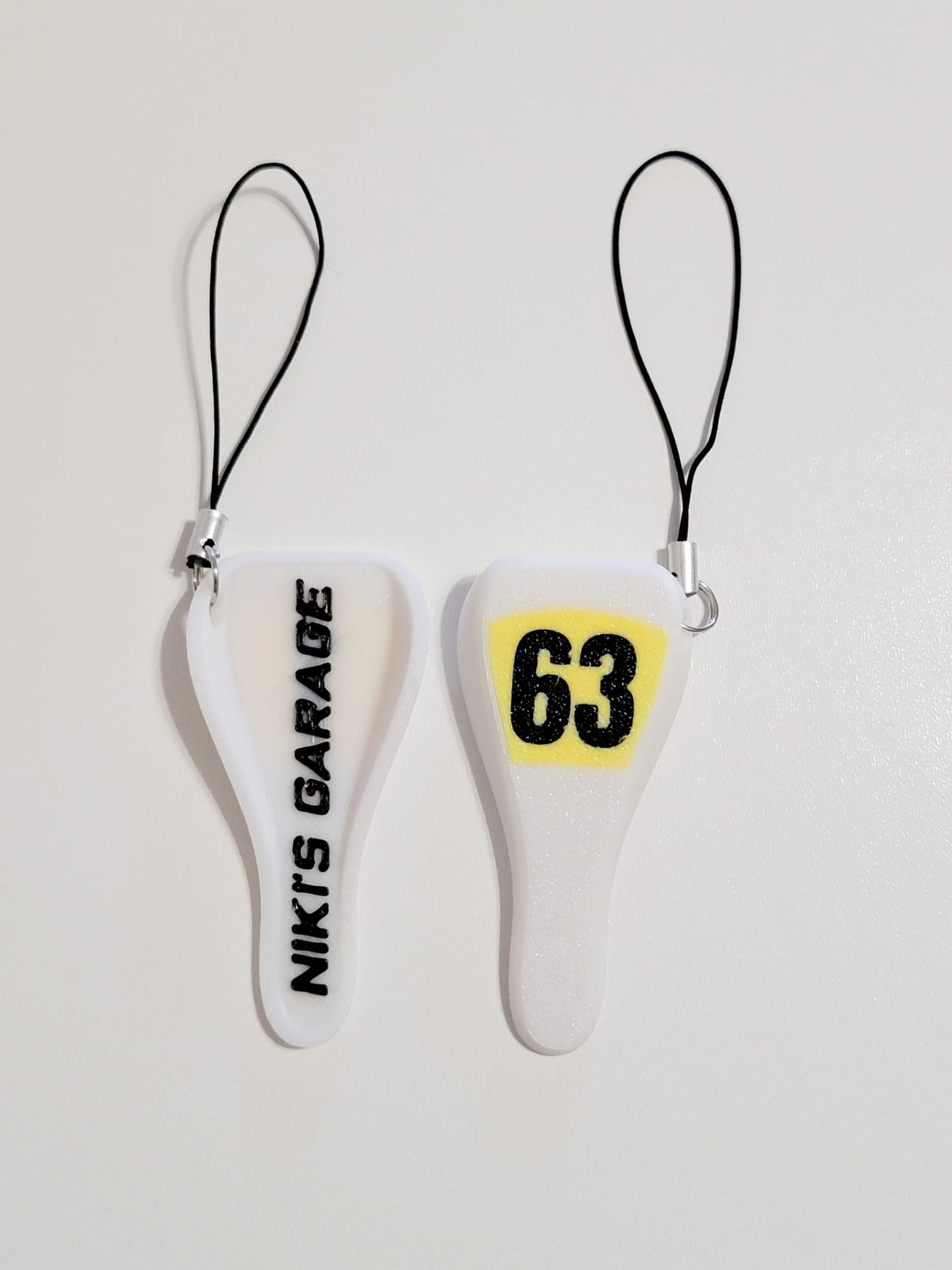 portachiavi motorsport karting personalizzati frontalino con numero e scritta MS STAMPA 3D 