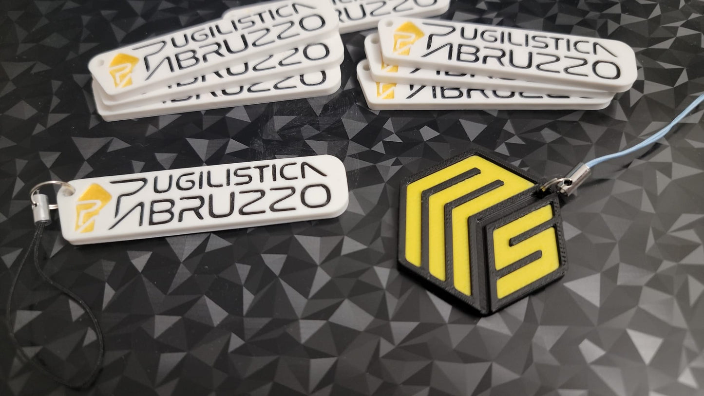 50 Portachiavi Logo 3D