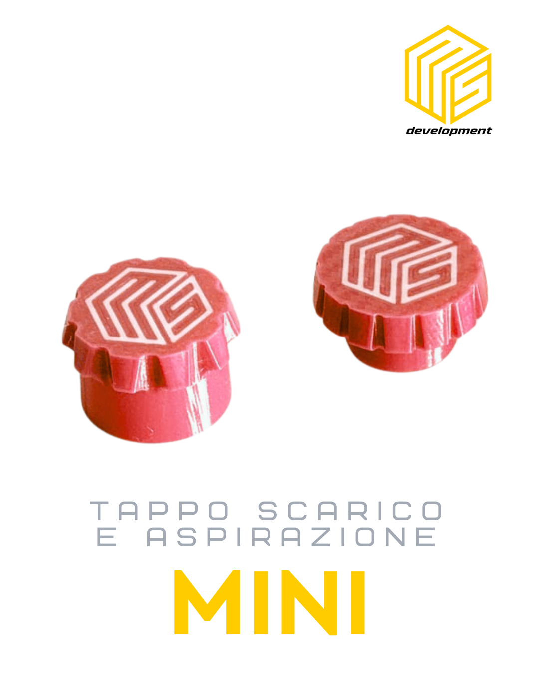 Tappi motore per aspirazione e scarico MINI / OK karting PLASTICA