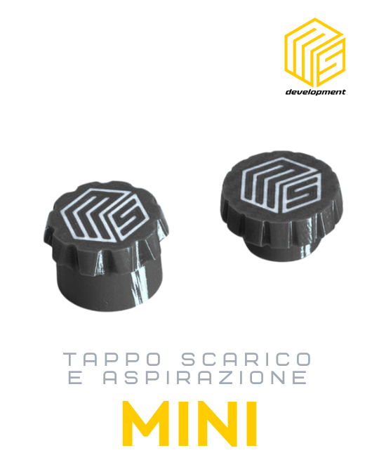 Tappi motore per aspirazione e scarico MINI / OK karting PLASTICA