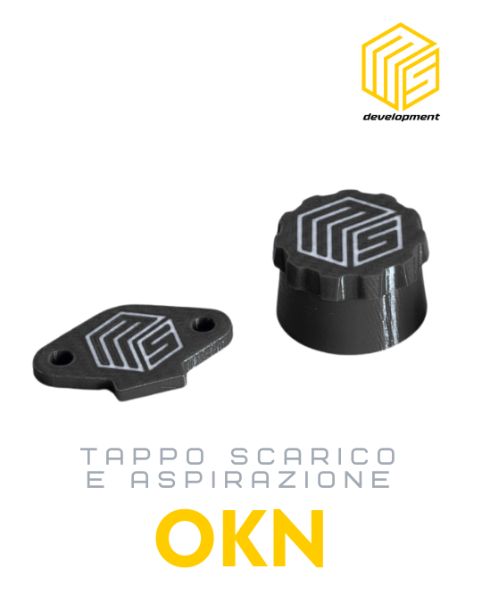 Tappi motore per aspirazione e scarico MINI / OK karting PLASTICA
