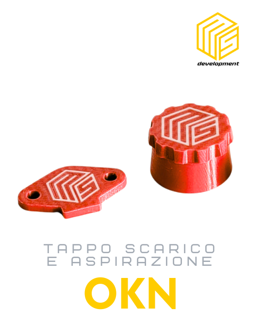 Tappi motore per aspirazione e scarico MINI / OK karting PLASTICA