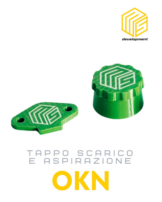 Tappi motore per aspirazione e scarico MINI / OK karting PLASTICA
