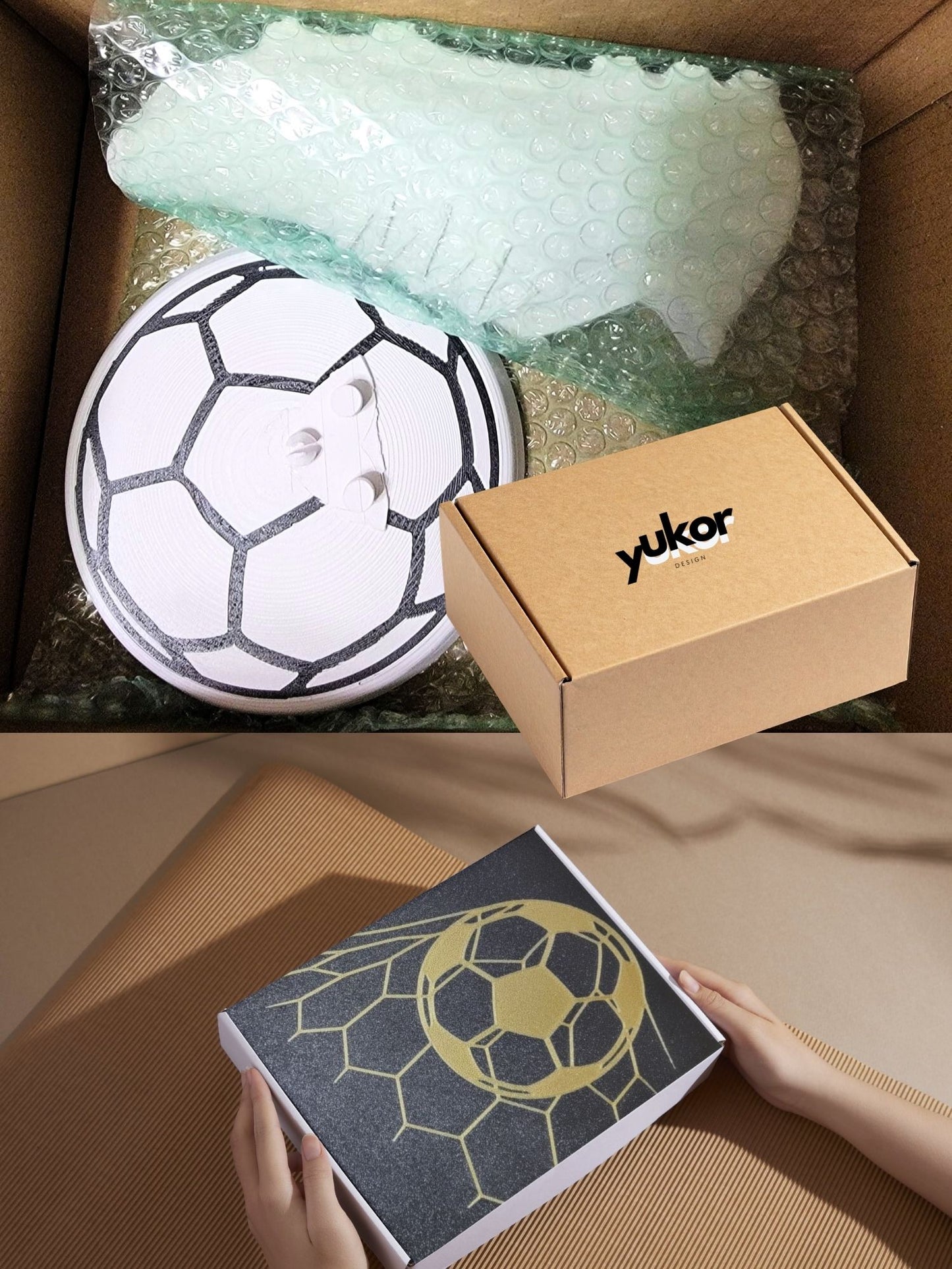 z Scarpetta da calcio con espositore
