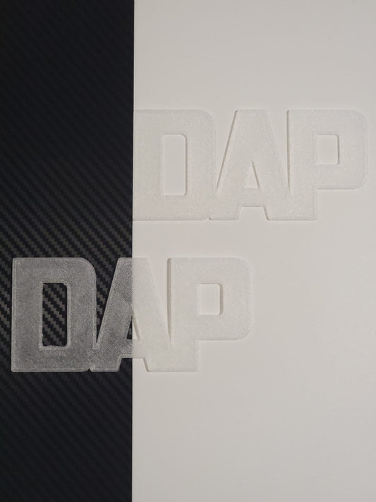 Scritta DAP per serbatoio