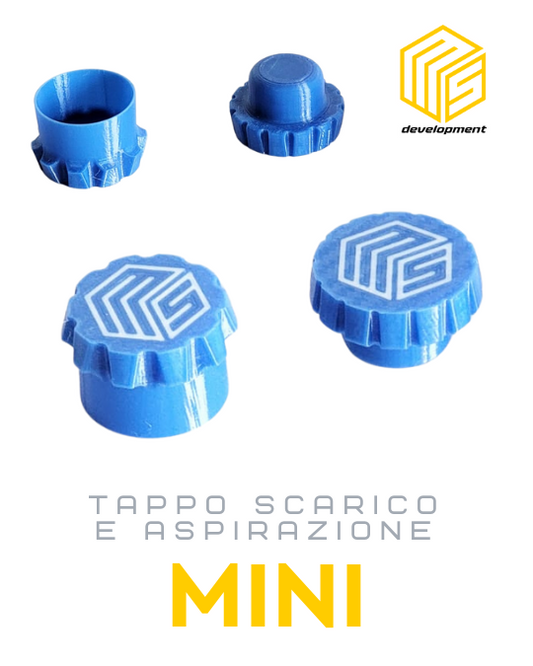 Tappi motore per aspirazione e scarico MINI / OK karting PLASTICA