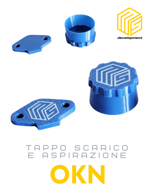 Tappi motore per aspirazione e scarico MINI / OK karting PLASTICA